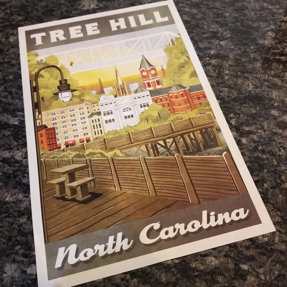 Tree Hill | North Carolina Poster
